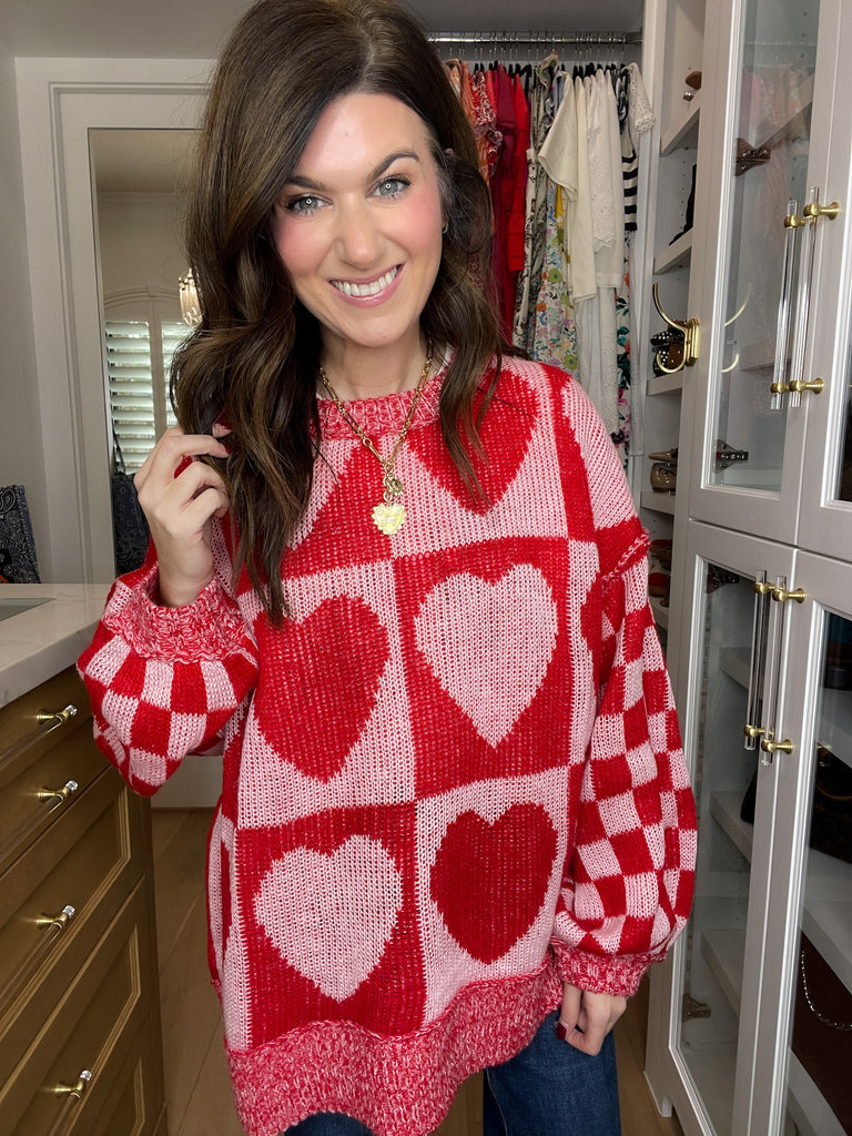 Heart Oversized Sweater