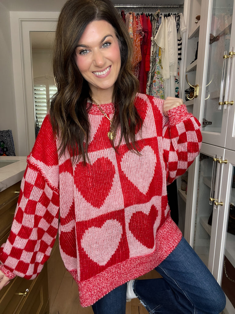 Heart Oversized Sweater