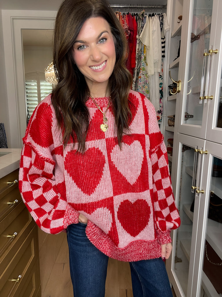 Heart Oversized Sweater