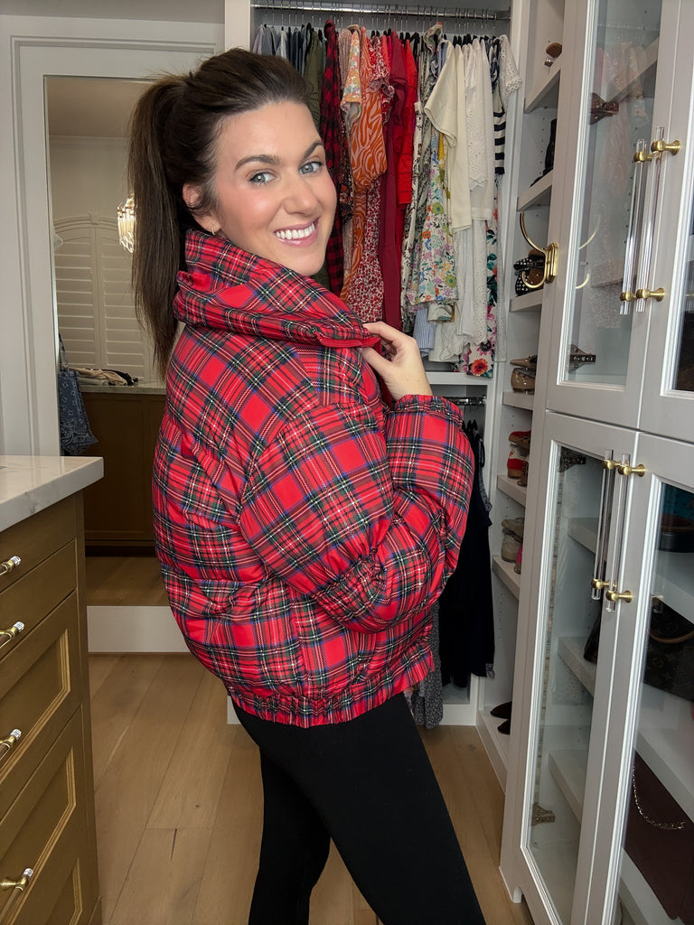 Ralph Plaid Puffer Jacket
