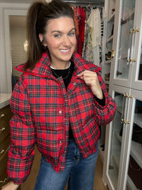 Ralph Plaid Puffer Jacket