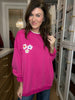 Be Love Sweatshirt in Hot Pink