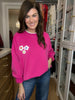 Be Love Sweatshirt in Hot Pink