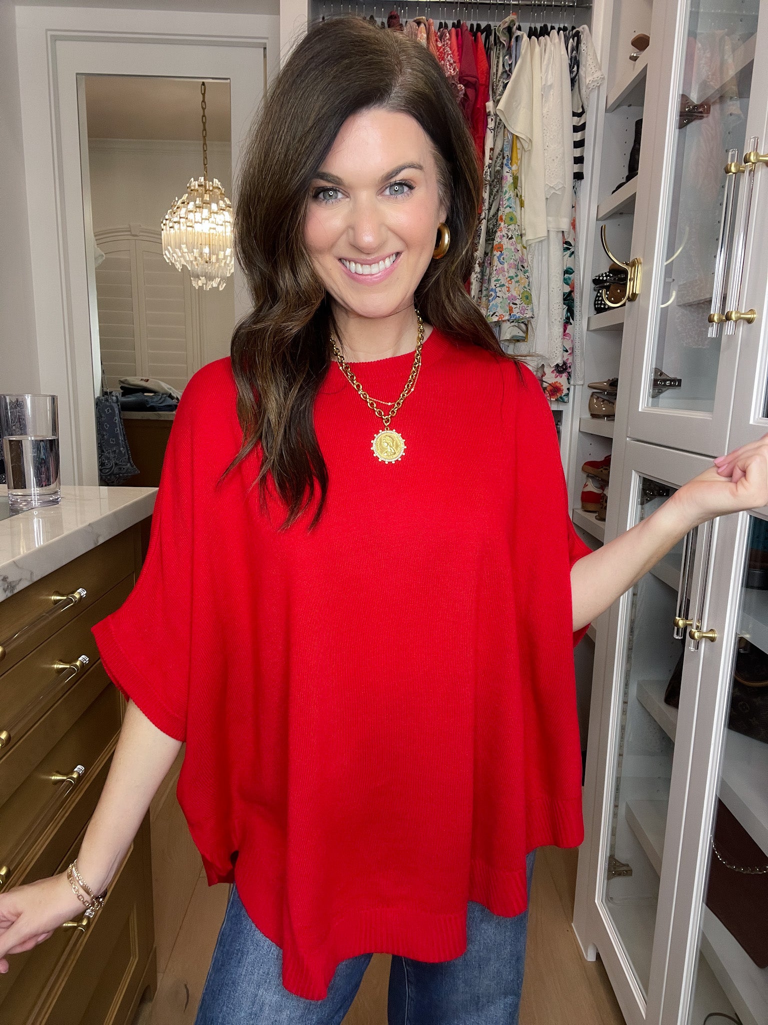 Everyday Elevated Sweater in Red