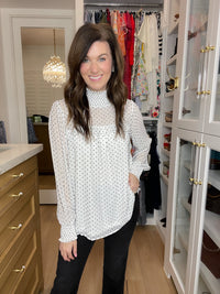 Graceful Moment Smocked Top