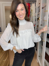 Graceful Moment Smocked Top