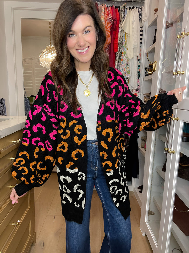 Main Character Leopard Cardigan