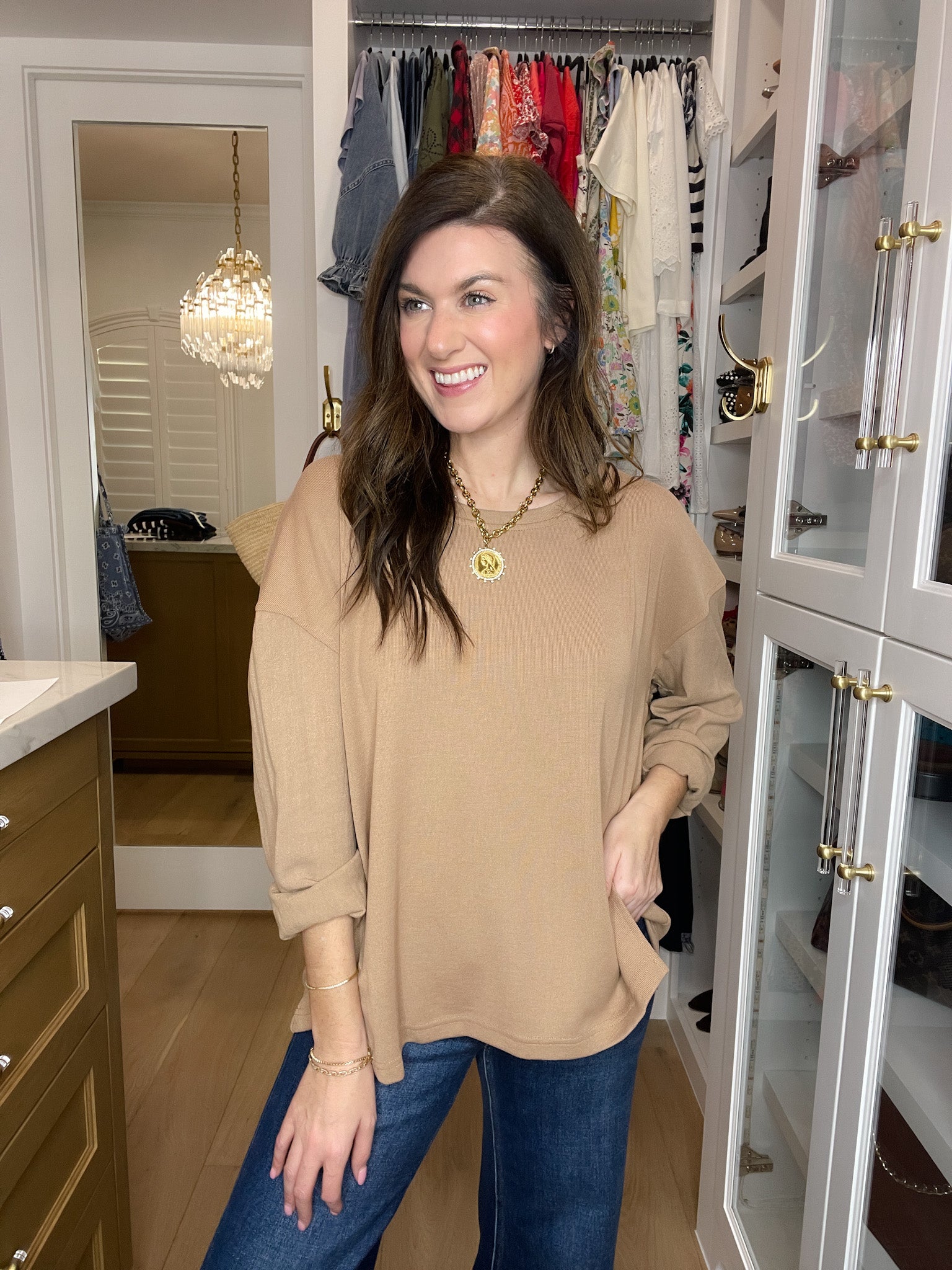 Mocha Moment Top