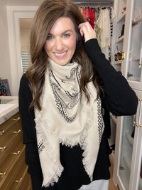 Bandana Scarf in Taupe *Final Sale*