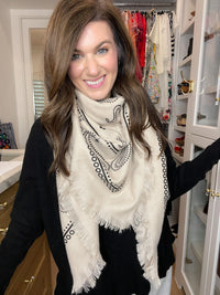 Bandana Scarf in Taupe *Final Sale*