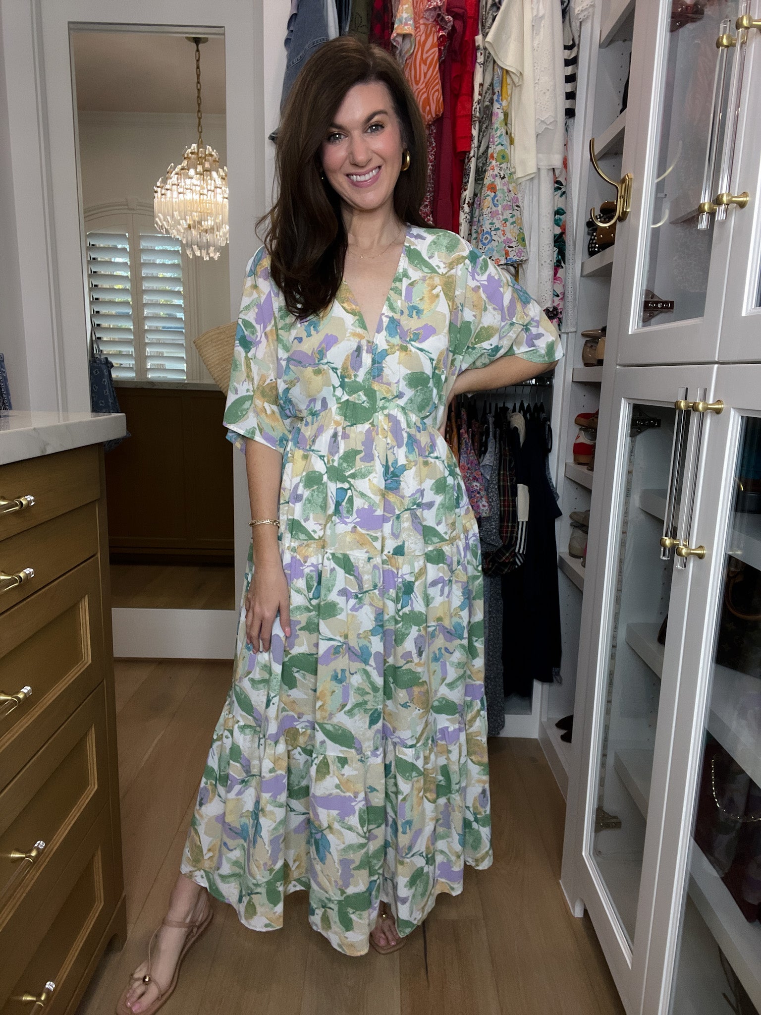 Floral Blush Maxi Dress