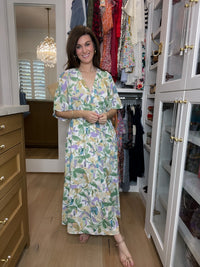 Floral Blush Maxi Dress