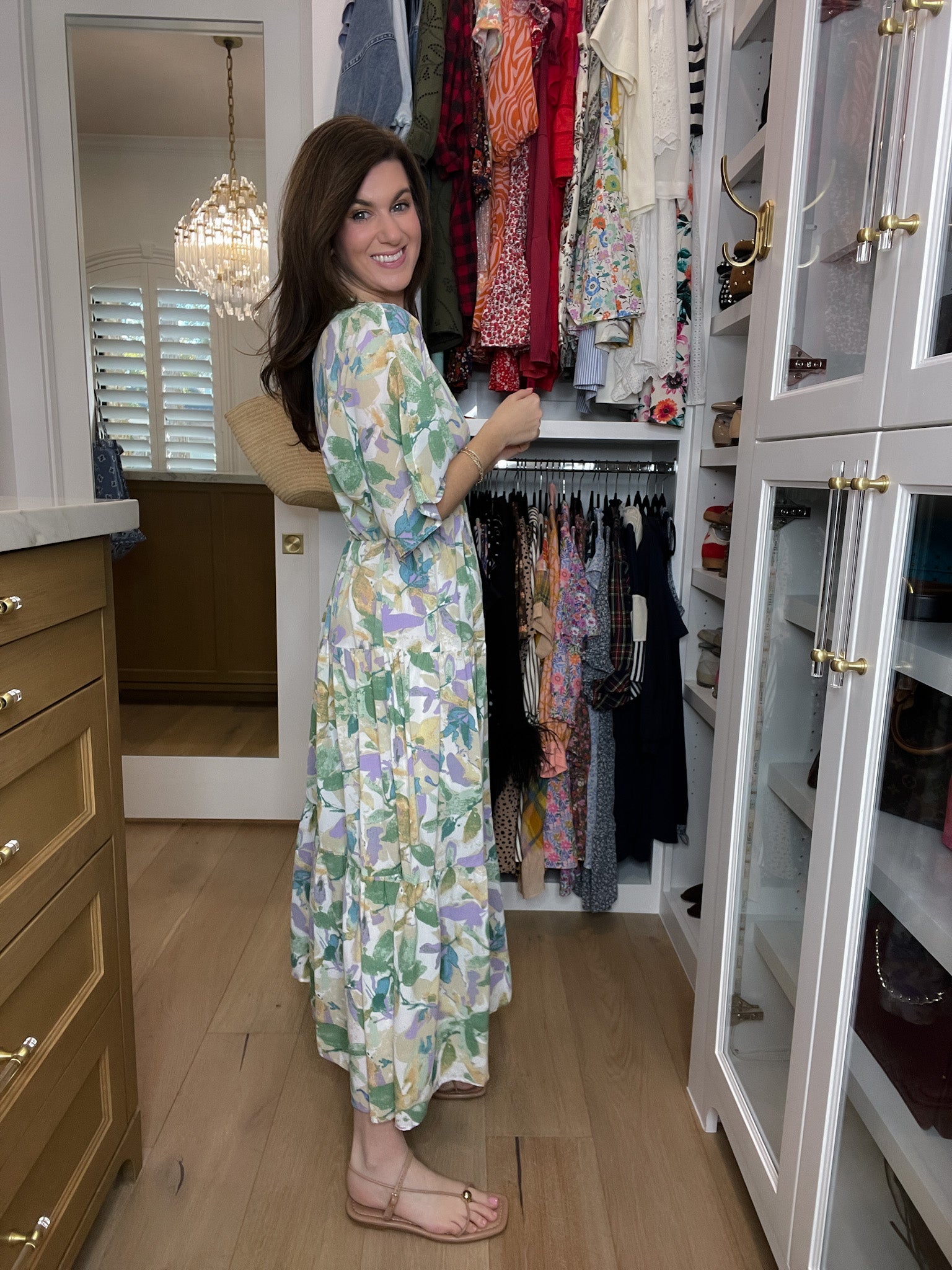 Floral Blush Maxi Dress