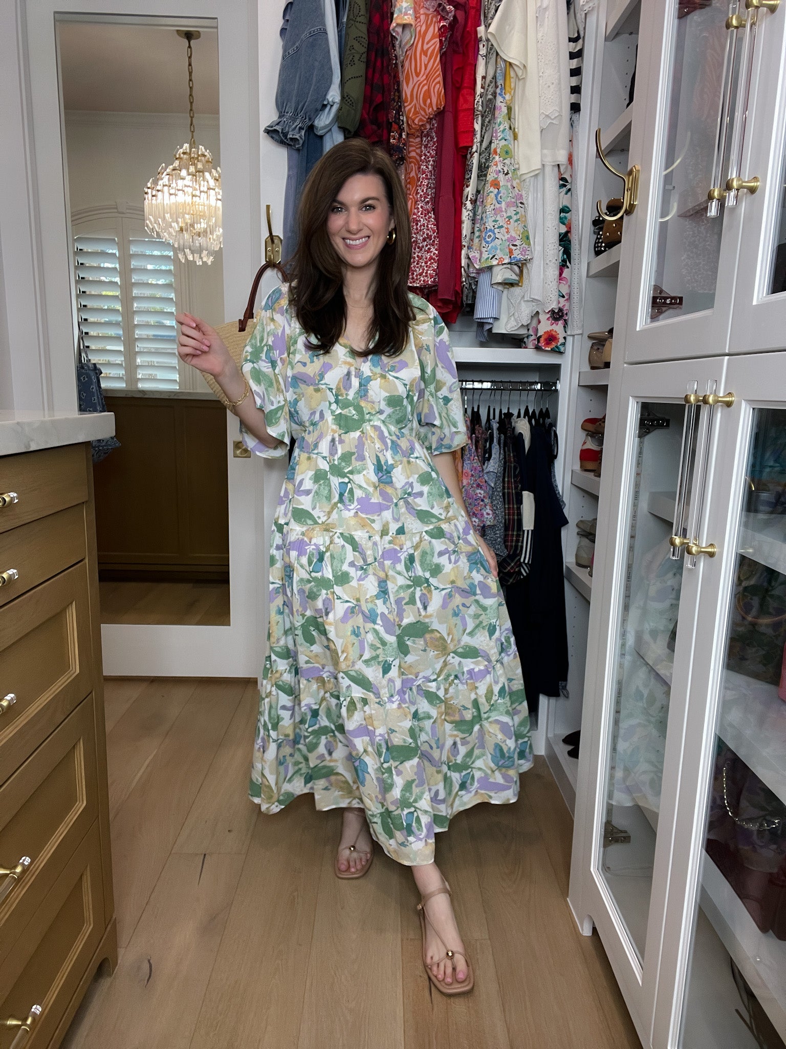 Floral Blush Maxi Dress