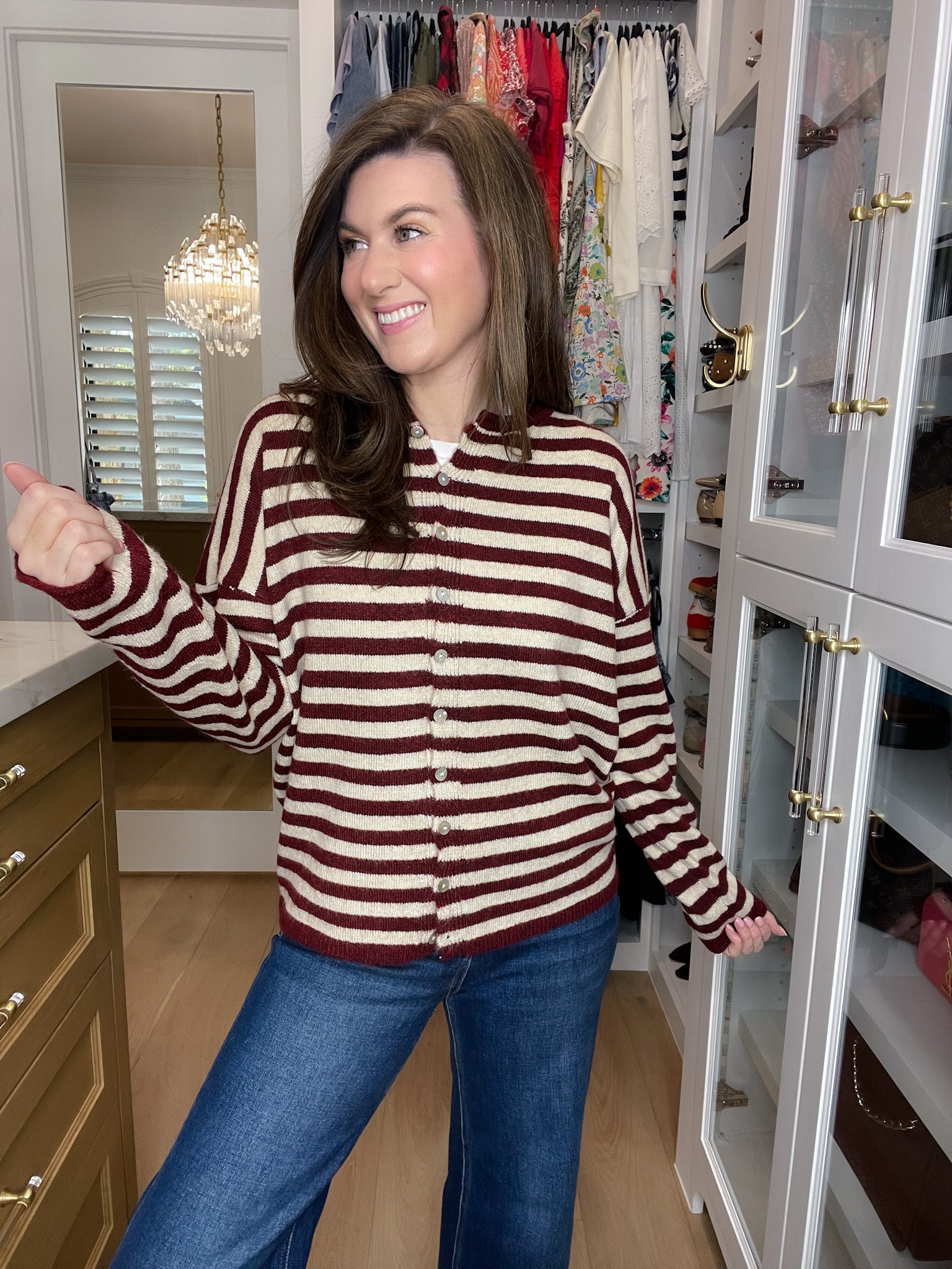 Favorite Layer Stripe Cardigan