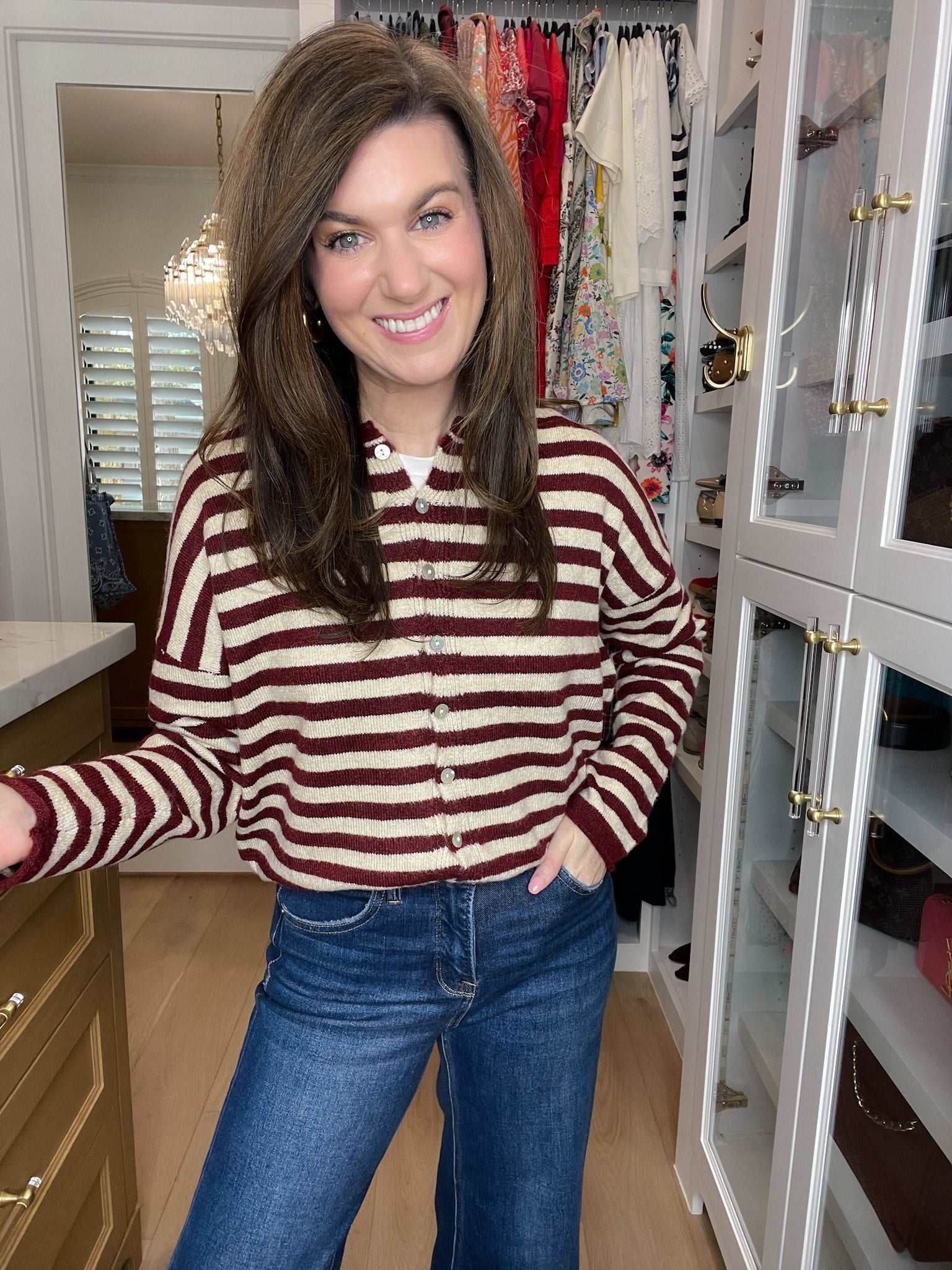 Favorite Layer Stripe Cardigan