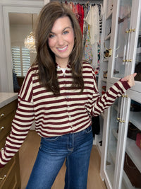 Favorite Layer Stripe Cardigan