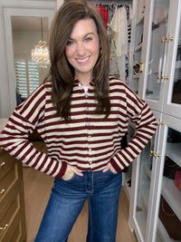 Favorite Layer Stripe Cardigan