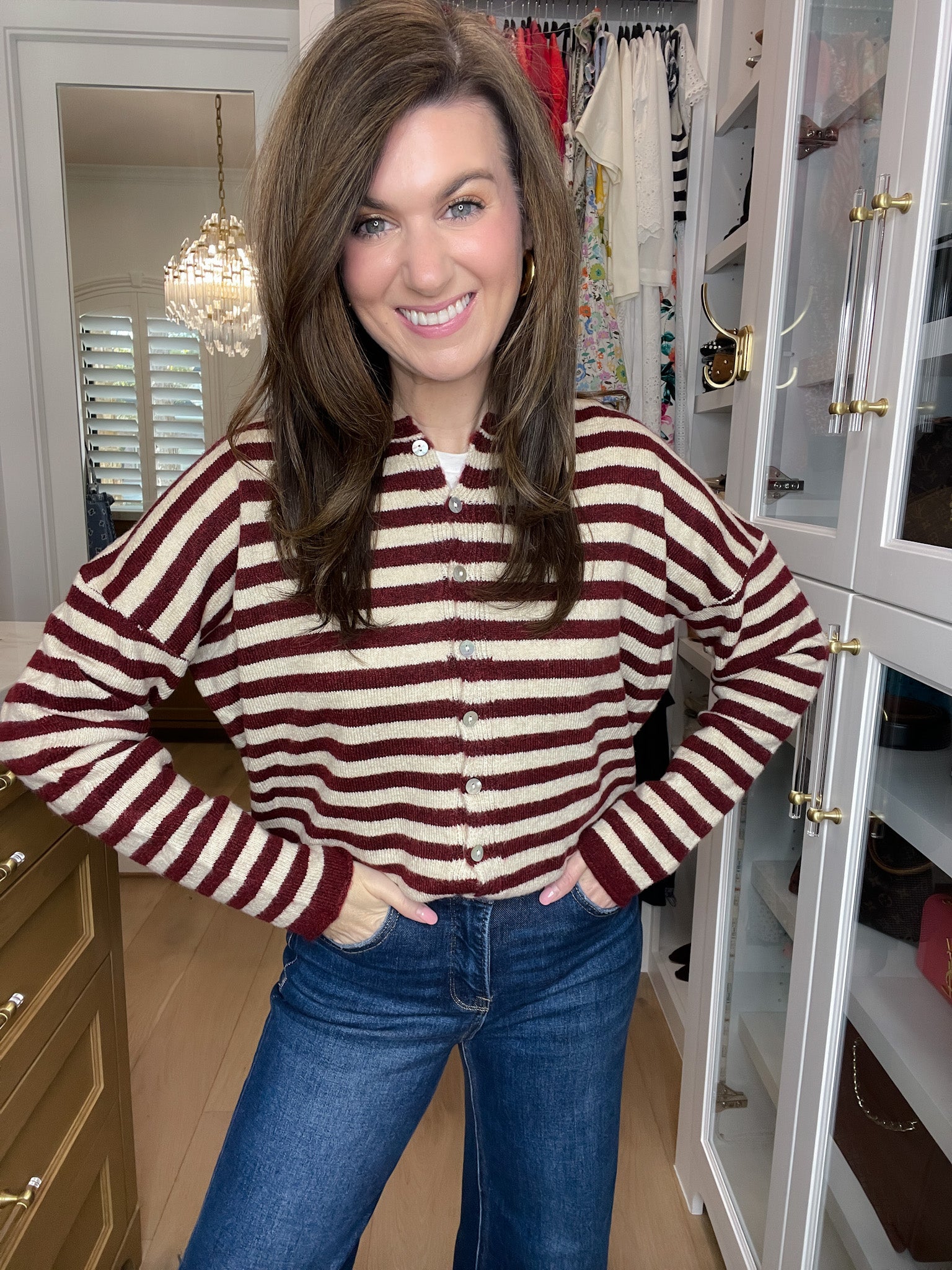 Favorite Layer Stripe Cardigan