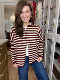 Favorite Layer Stripe Cardigan