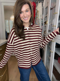 Favorite Layer Stripe Cardigan