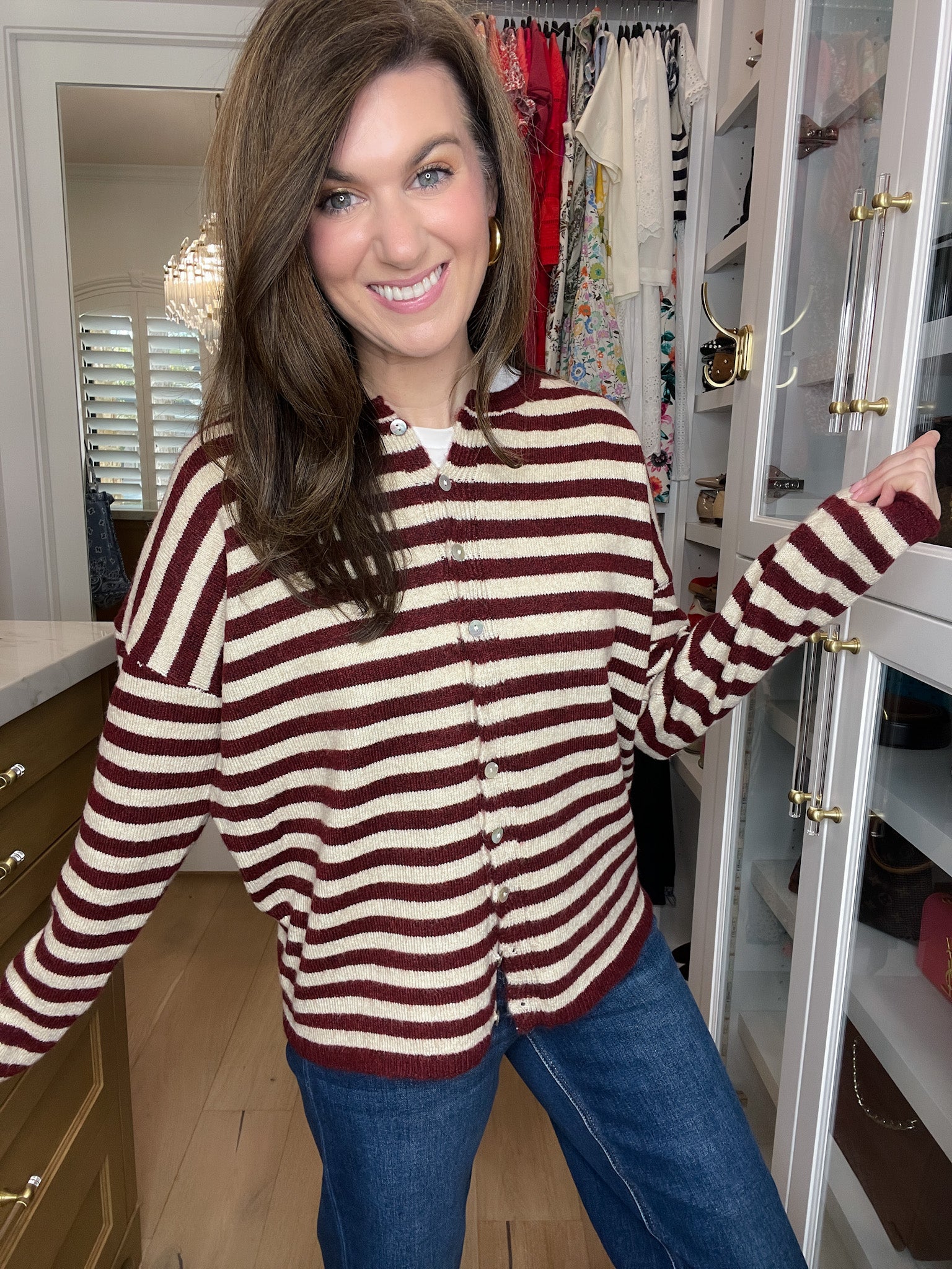 Favorite Layer Stripe Cardigan