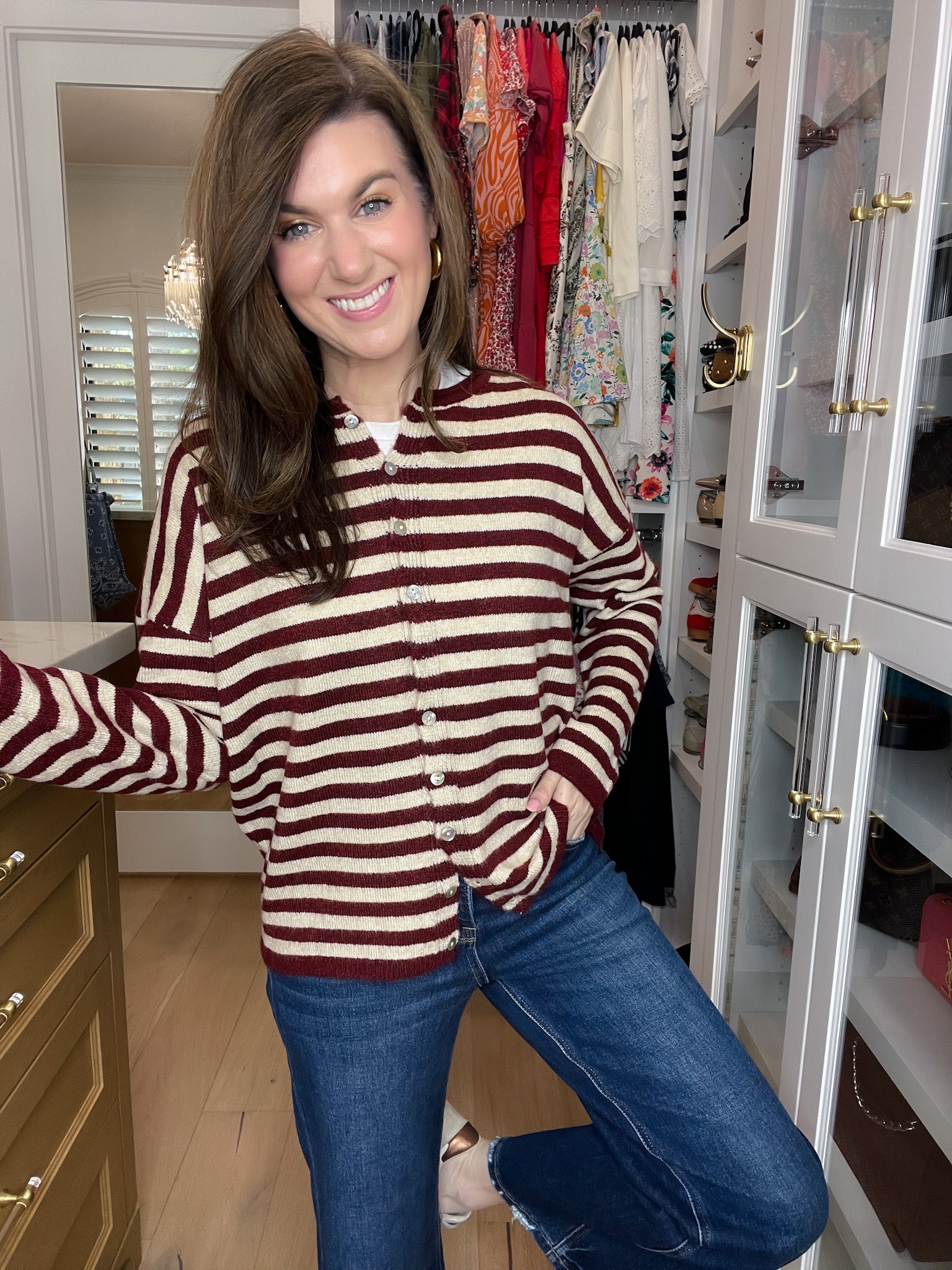 Favorite Layer Stripe Cardigan
