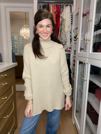 Classic Comfort Sweater in Taupe