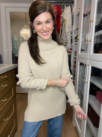 Classic Comfort Sweater in Taupe