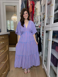 Sweet Escape Gingham Maxi Dress