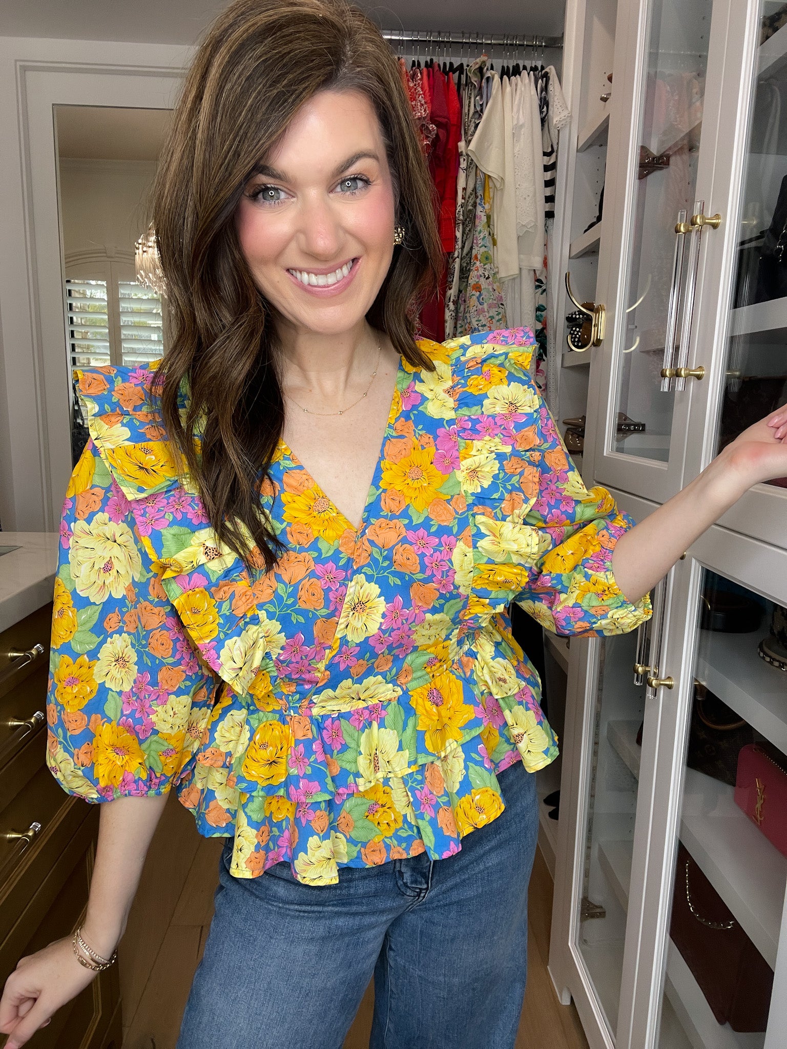 Happy Place Floral Top
