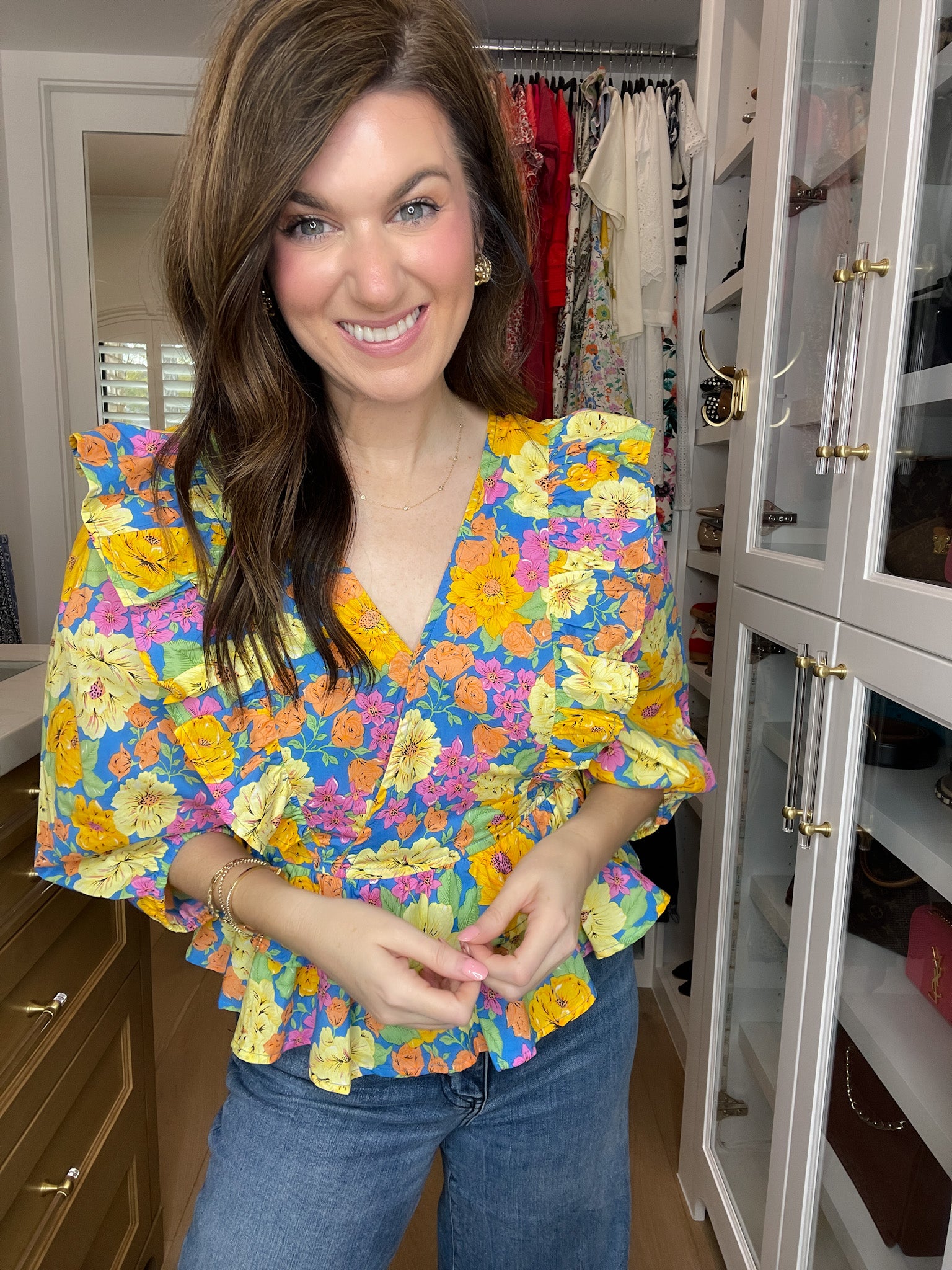 Happy Place Floral Top