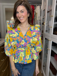 Happy Place Floral Top