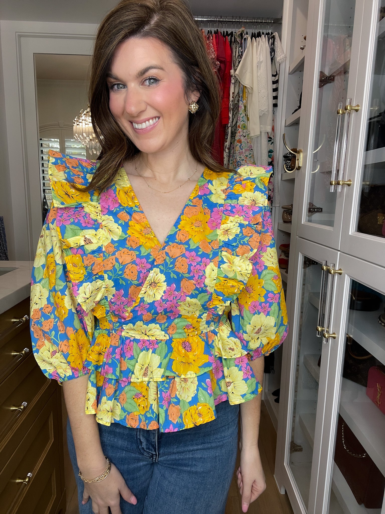 Happy Place Floral Top