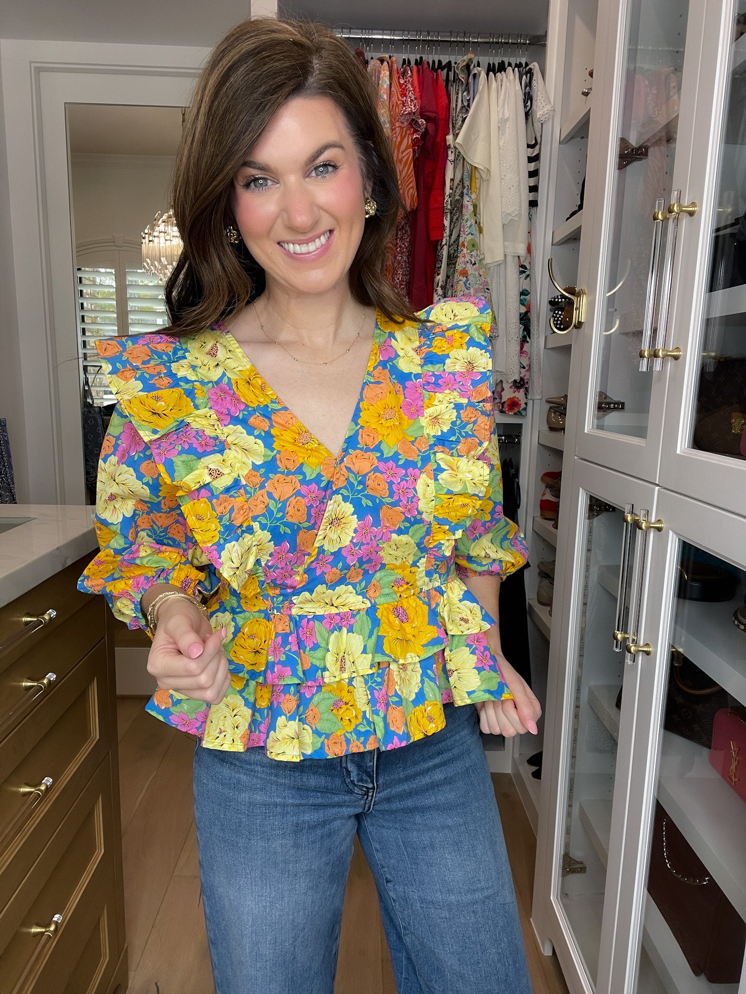 Happy Place Floral Top