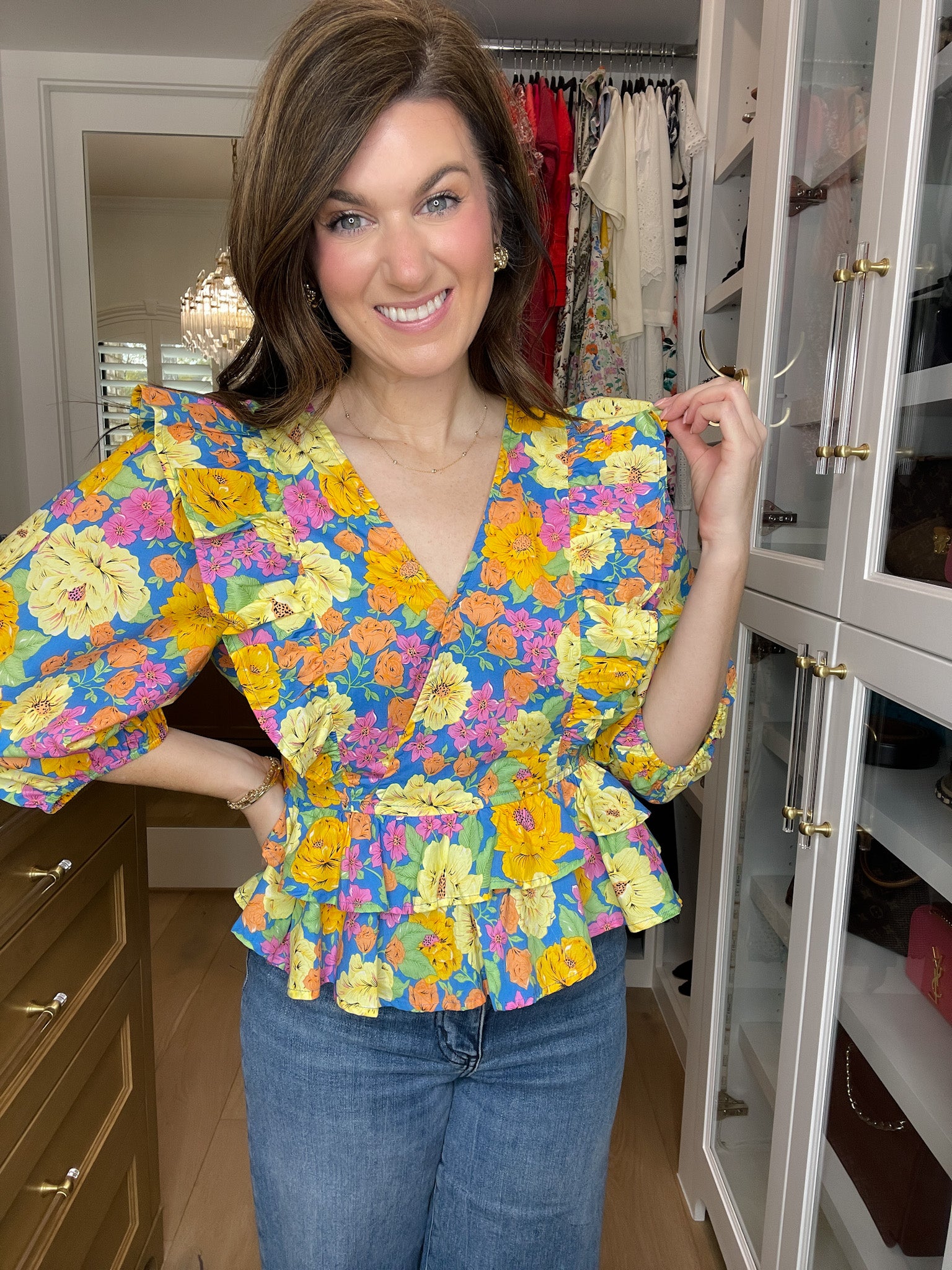 Happy Place Floral Top