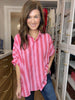Good Mood Striped Button Down