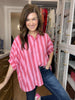 Good Mood Striped Button Down