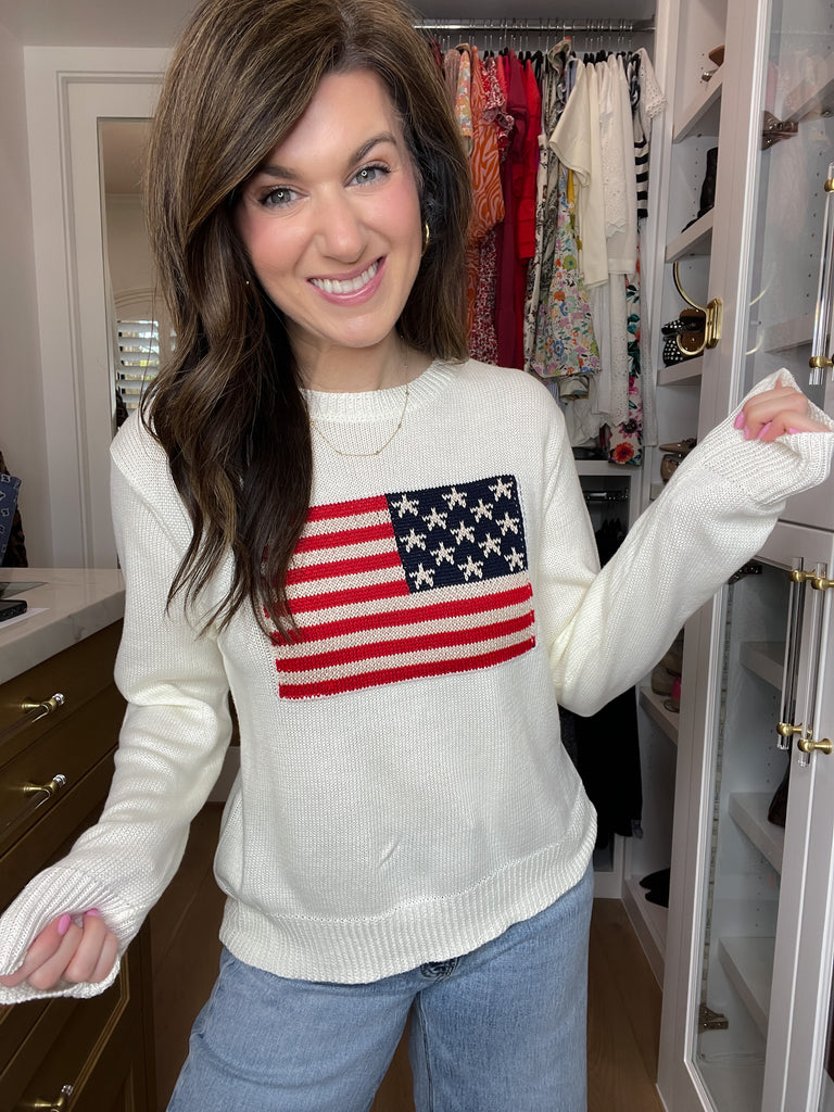 Heirloom Americana Flag Sweater