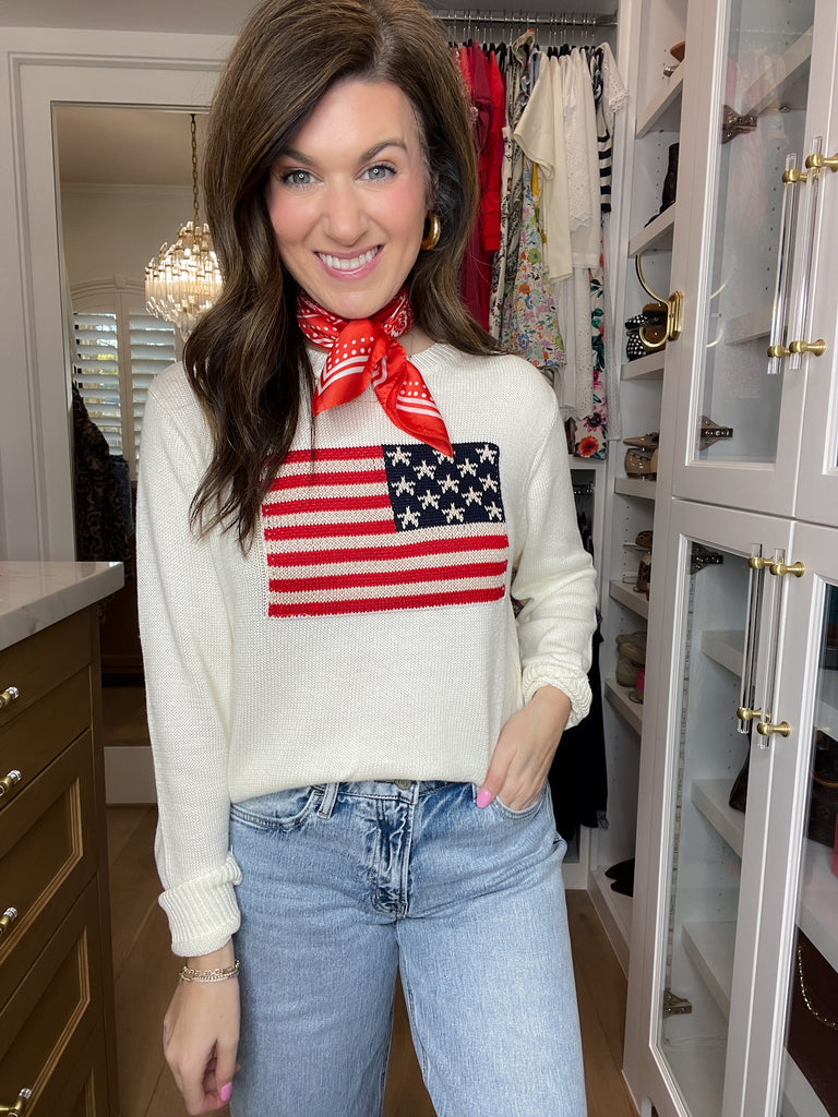 Heirloom Americana Flag Sweater