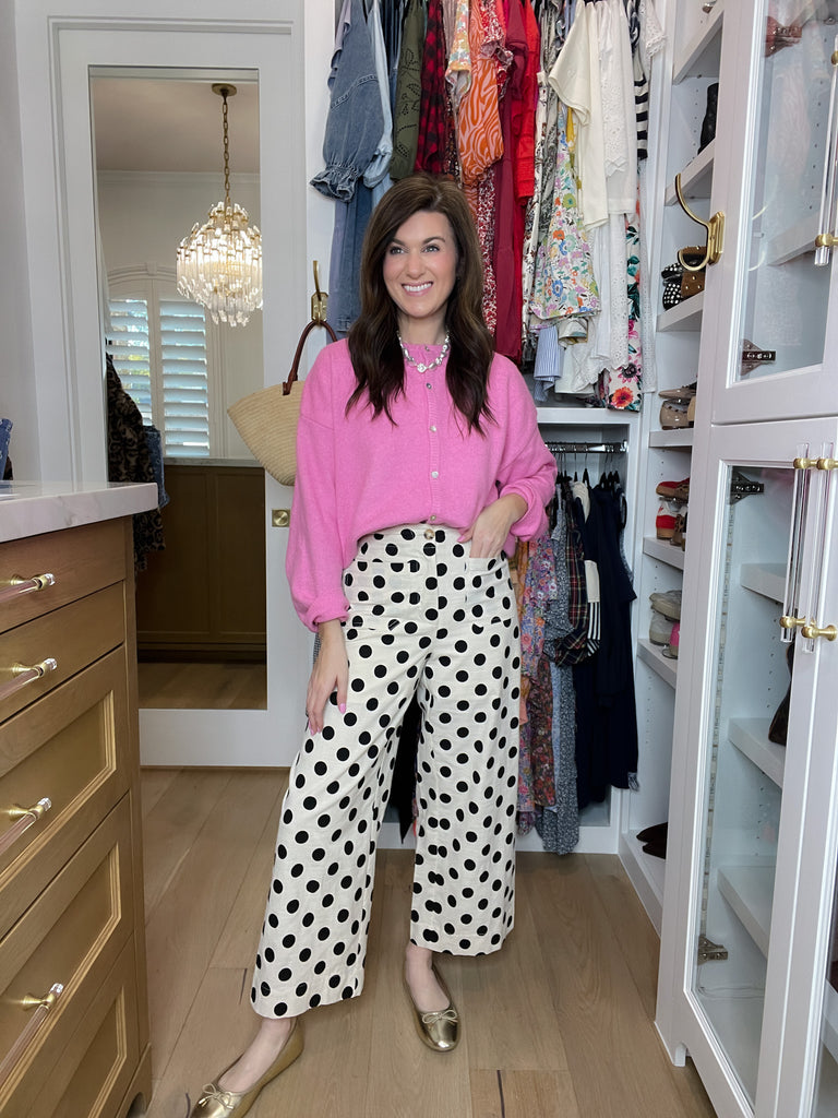 Spot On Wide Leg Polka Dot Pants