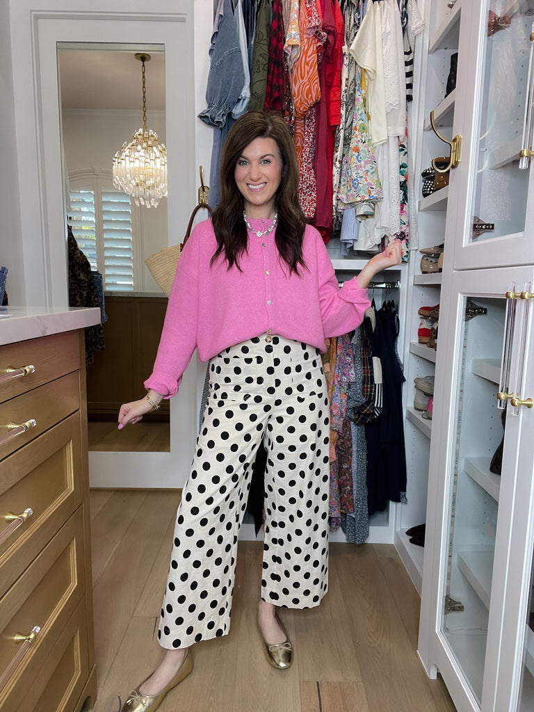 Spot On Wide Leg Polka Dot Pants