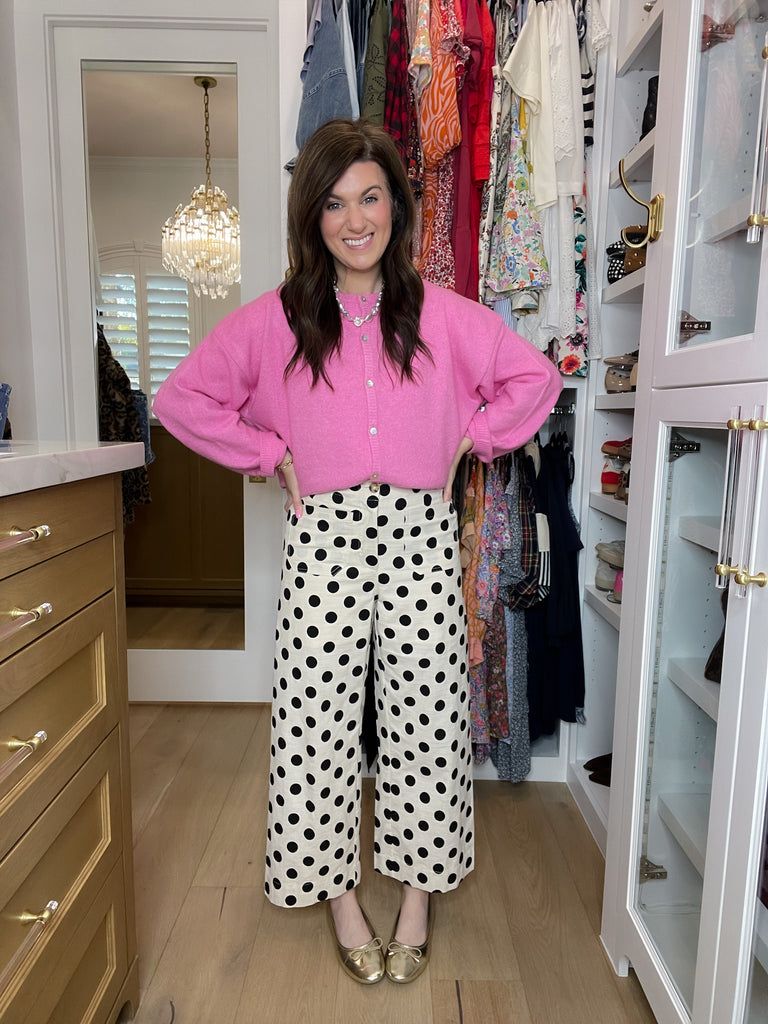 Spot On Wide Leg Polka Dot Pants