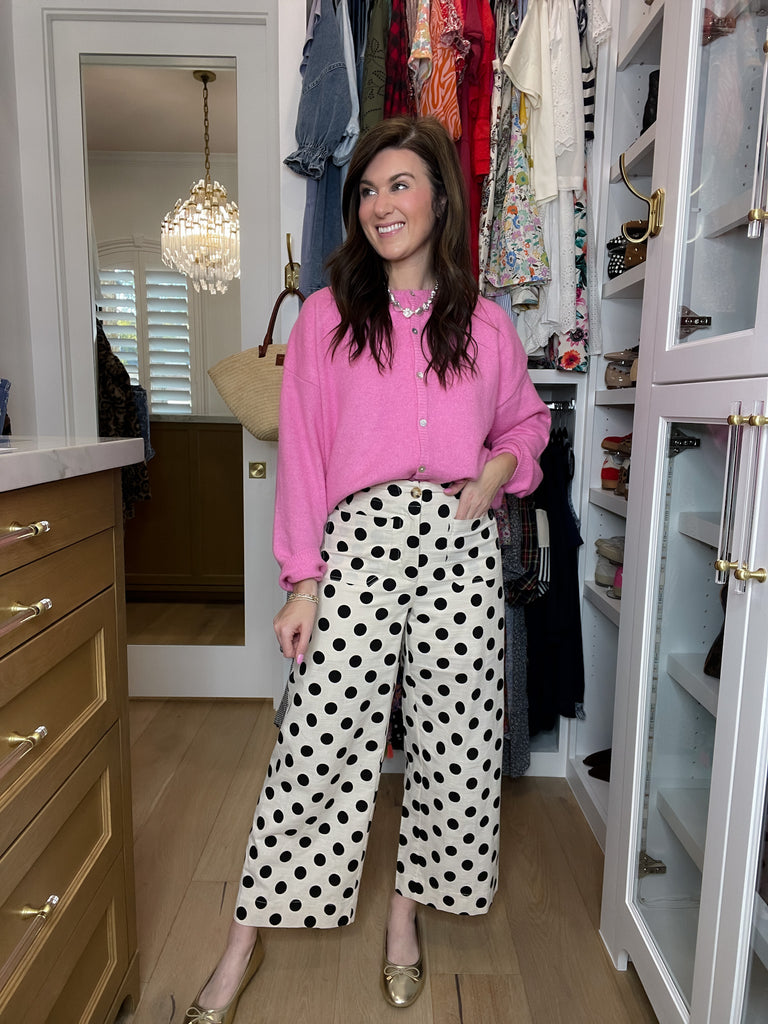 Spot On Wide Leg Polka Dot Pants