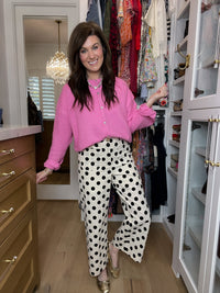 Spot On Wide Leg Polka Dot Pants
