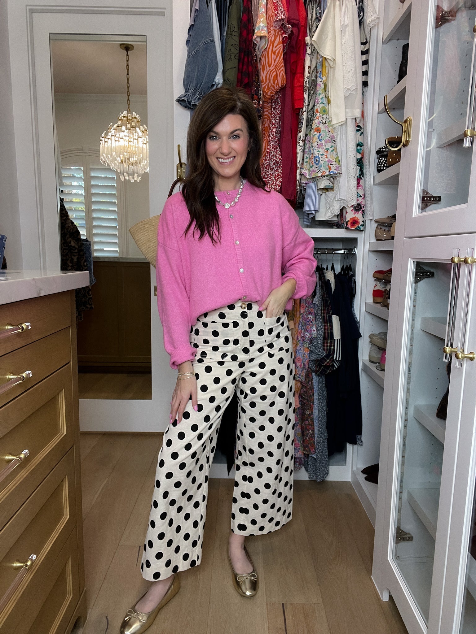 Spot On Wide Leg Polka Dot Pants