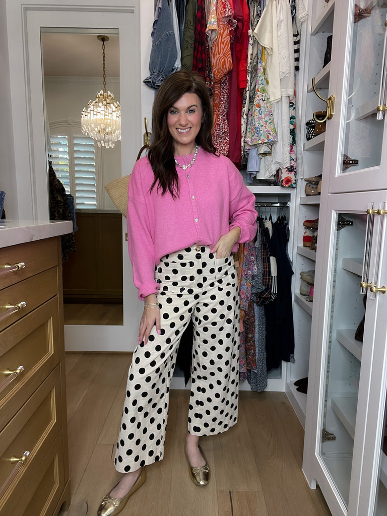 Spot On Wide Leg Polka Dot Pants