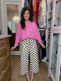Spot On Wide Leg Polka Dot Pants