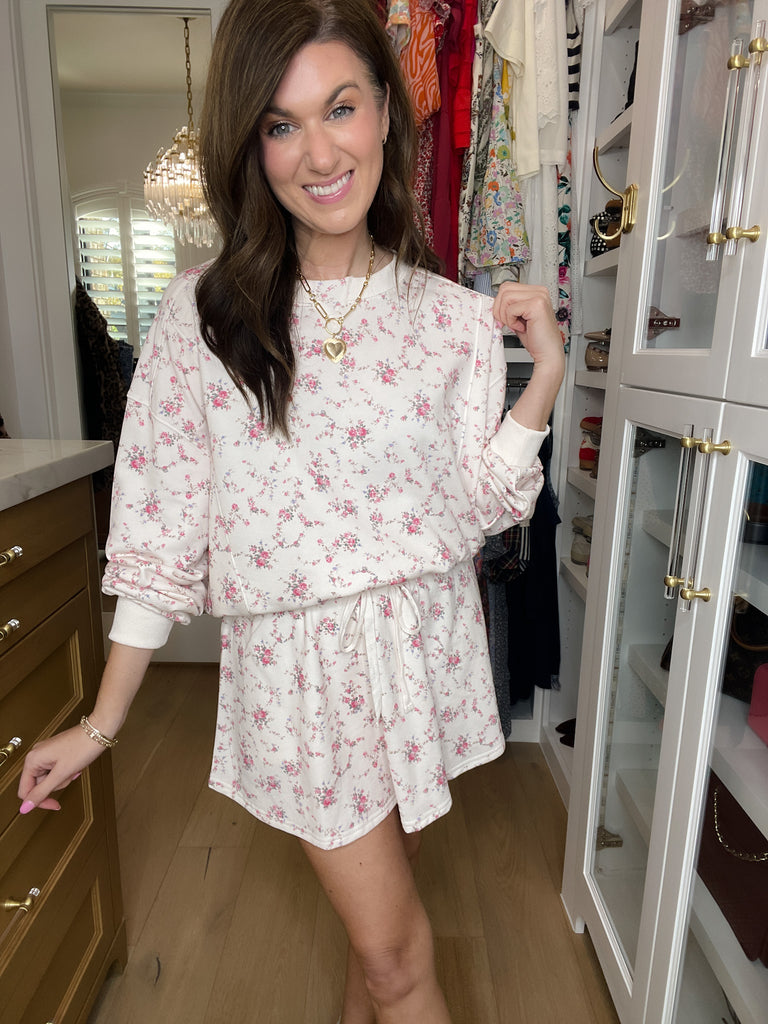 Soft Bloom Skort Set