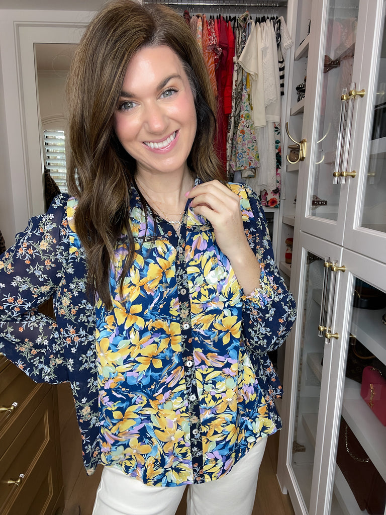 Harbor Bloom Button Down
